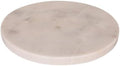 Round white marble charcuterie board