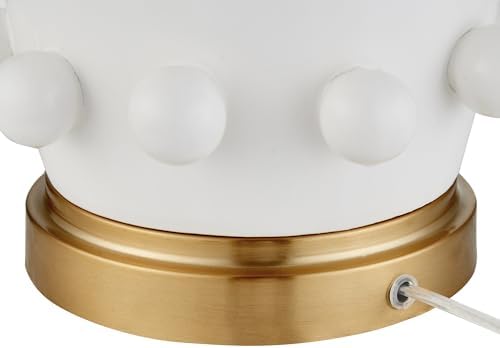 Ceramic orb lamp shade detail