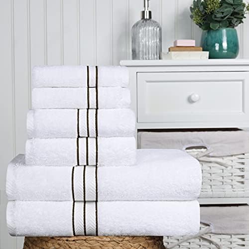 Turkish cotton towel set styled in a bathroom