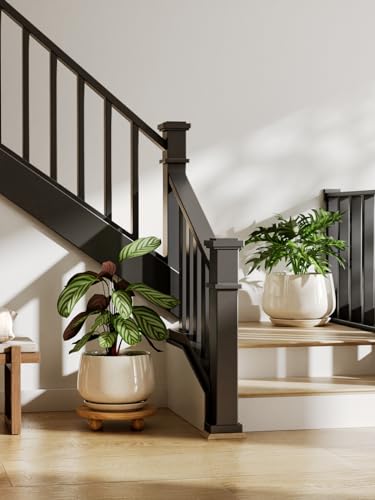 Ceramic planter with matching saucer