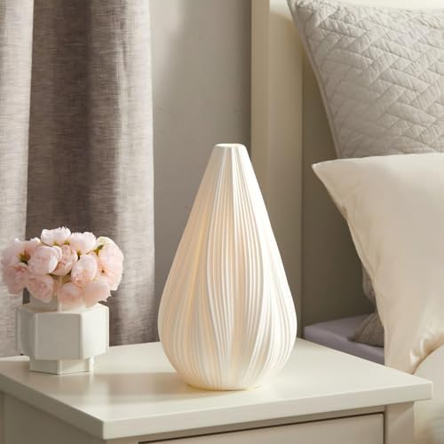 Fluted ceramic table lamp dimensions reference