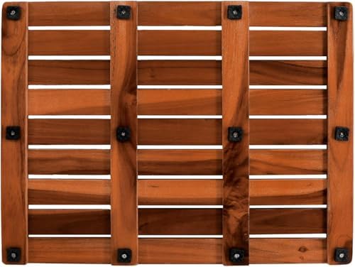 Teak bath mat dimensions reference