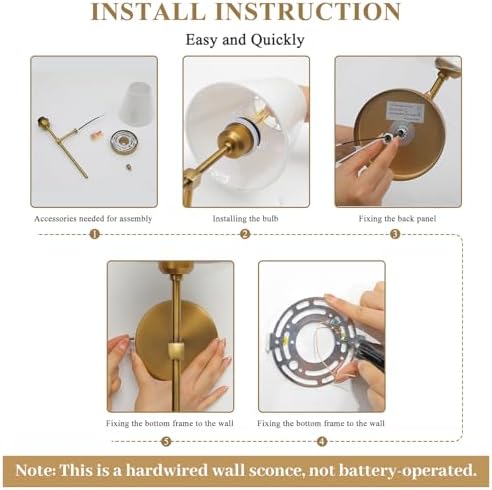 Brass wall sconces flanking a bed