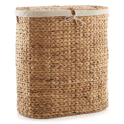 Removable liner bags for laundry hamper
