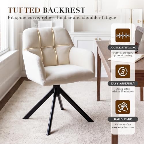 Cream velvet desk chair dimensions diagram