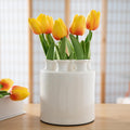 Close-up of the tulip vase's seven opening design