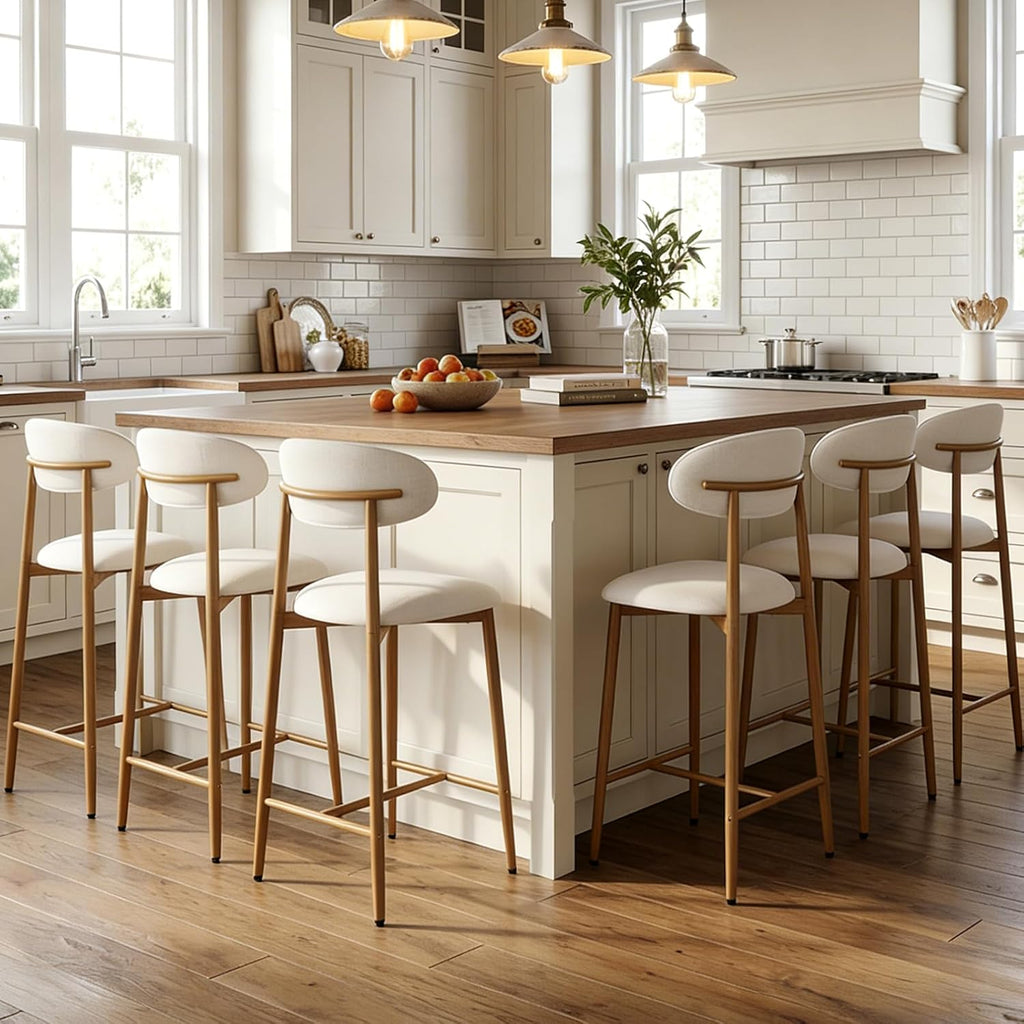 Bar stool shown in the Natural Oak finish