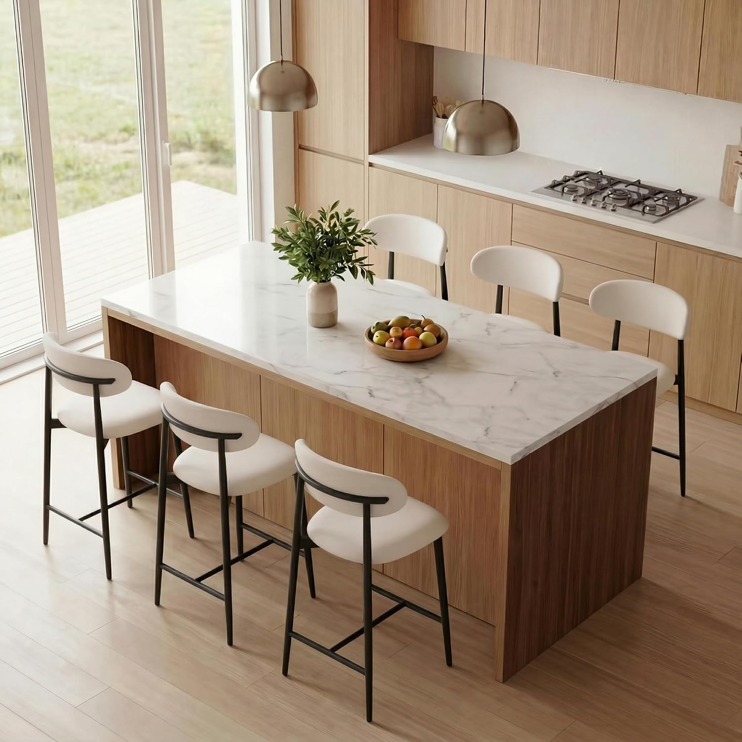 Bar stool shown in the Black finish