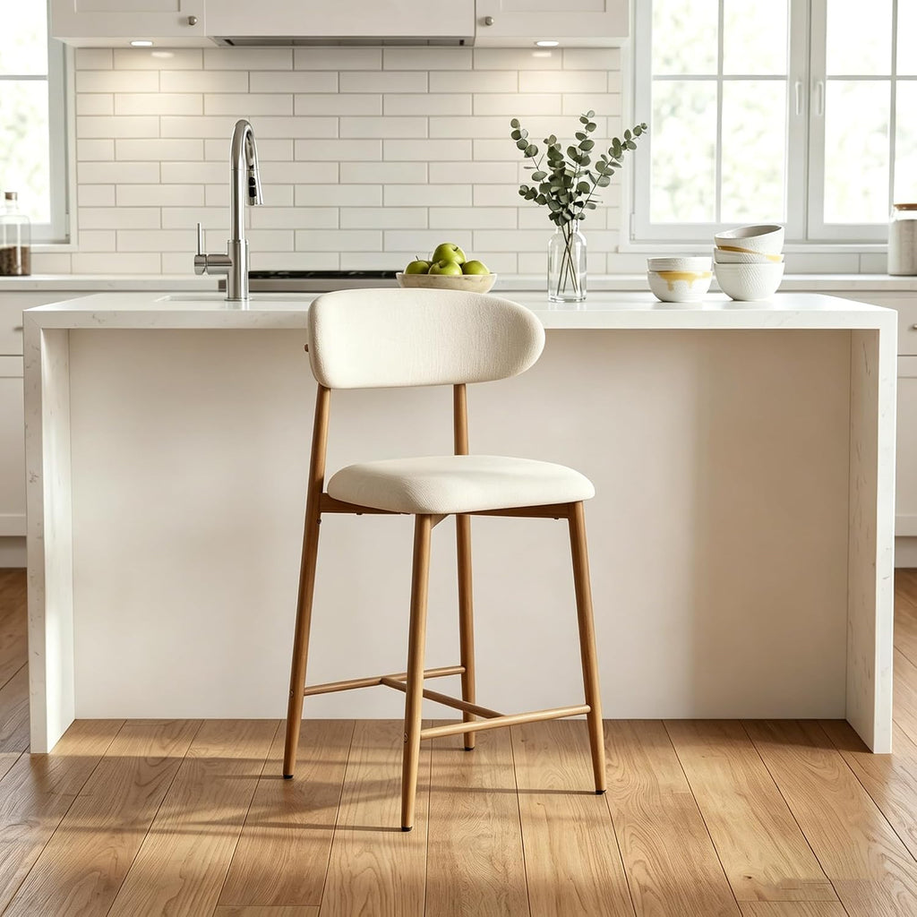 Bar stool shown in the Walnut finish