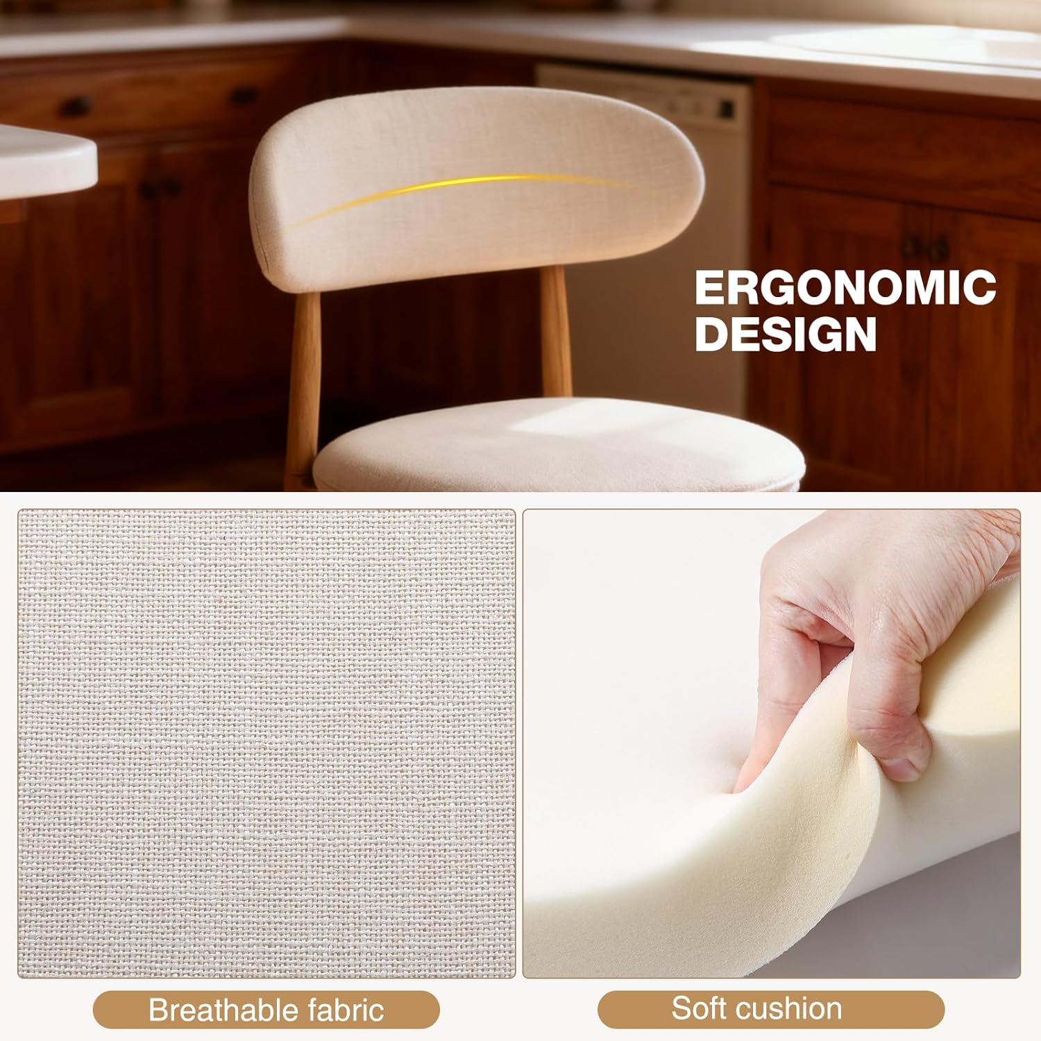 Bar stools shown in a set of two