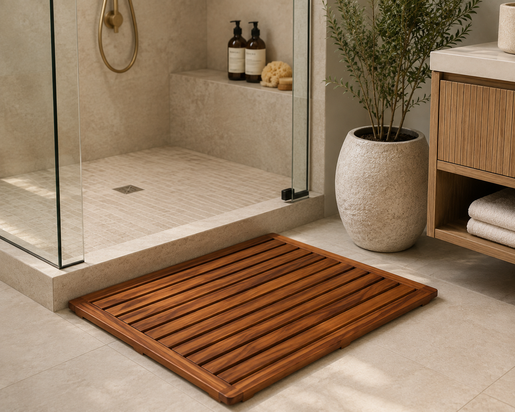 Solid Teak Spa Bath Mat